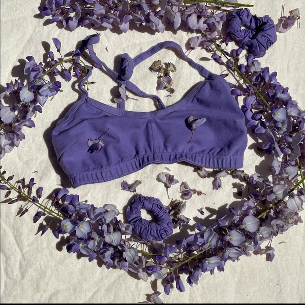 Pansy Co Cross Bra in Lilac